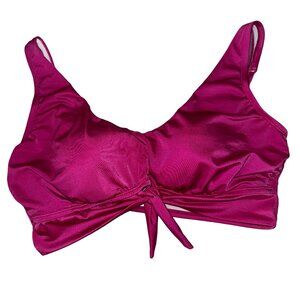 FREELY Magenta Full-Coverage Bikini Top Size XL